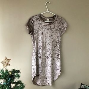 Velvet Silver Dress✨
